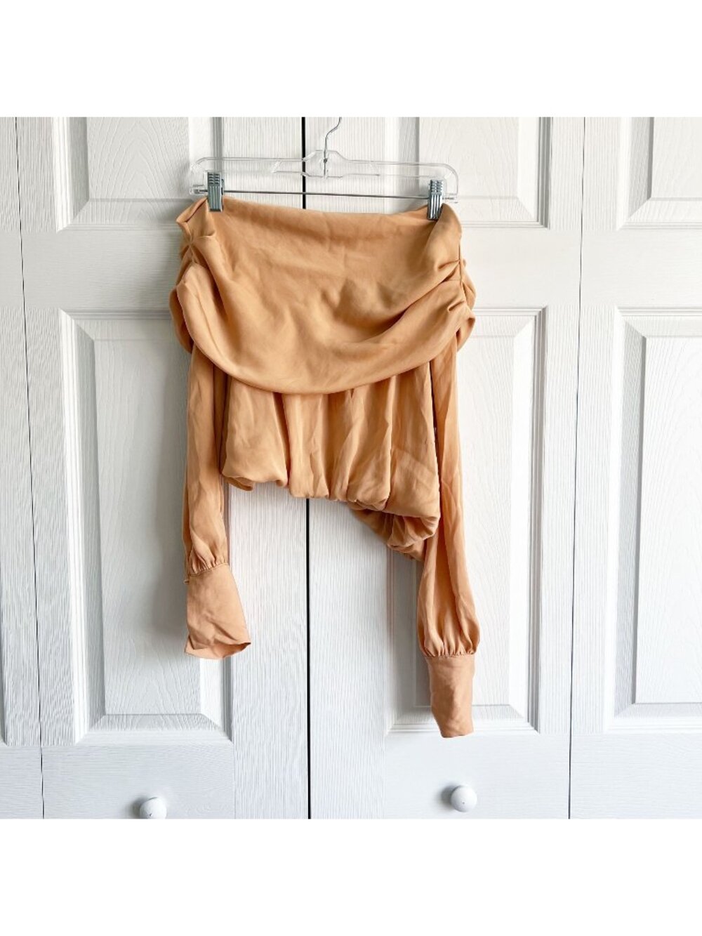 Free People Peachy Off-Shoulder Billow Blouse